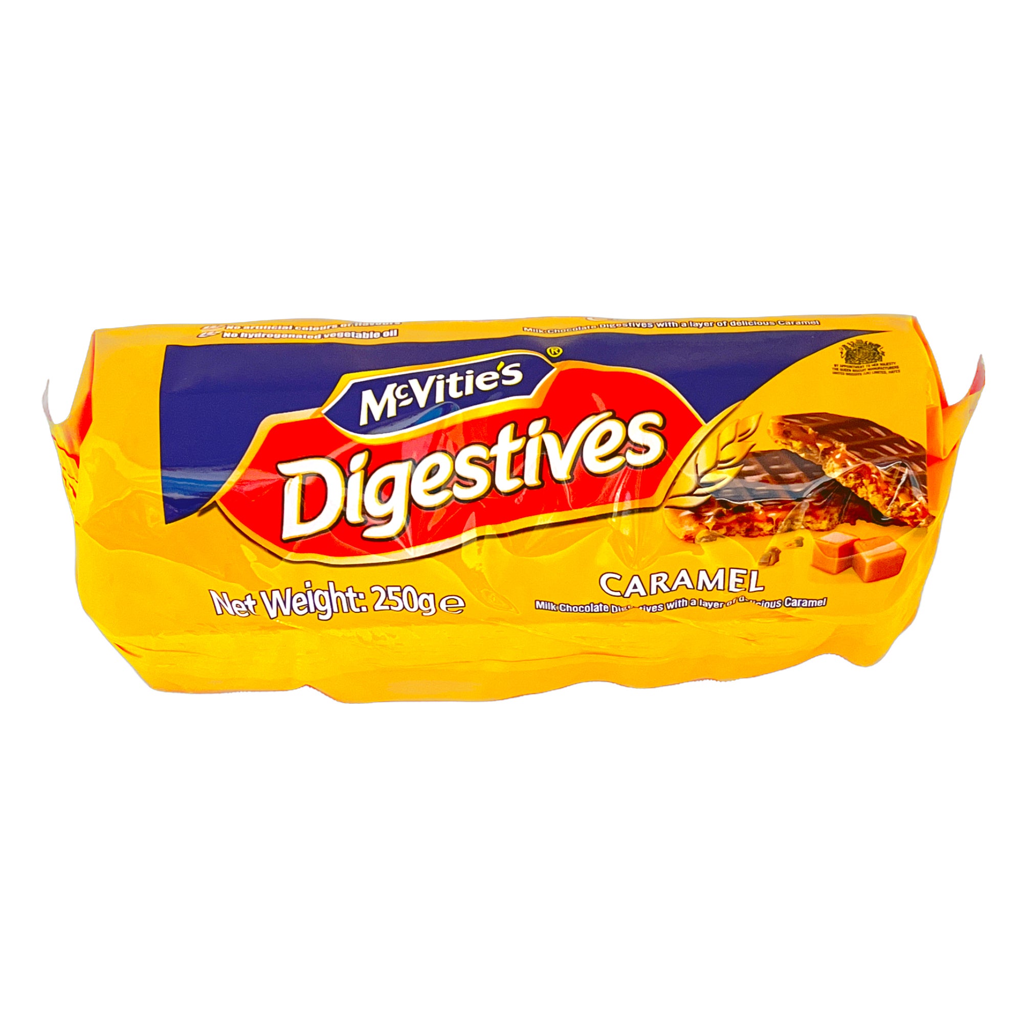 McVities Digestives: Caramel 250g | British Depot Lake Worth Florida